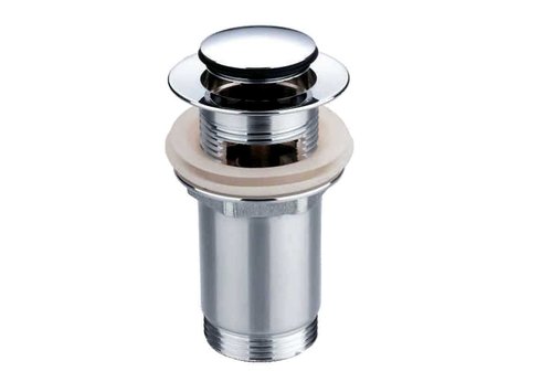 umyvadlový dotekový ventil KLIK-KLAK, kovový 5/4", malá zátka